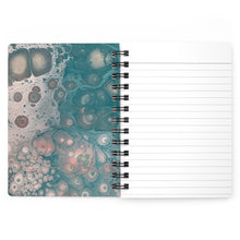 Load image into Gallery viewer, Sea Jellies Blue Spiral Bound Journal