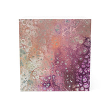 Load image into Gallery viewer, Peach and Purple Effervescence Note Cube