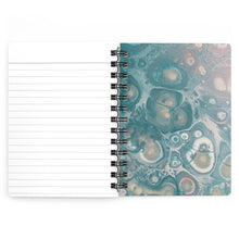 Load image into Gallery viewer, Sea Jellies Blue Spiral Bound Journal