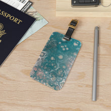 Load image into Gallery viewer, Sea Jellies Blue Luggage Tag