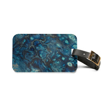 Load image into Gallery viewer, Blue Bubbles Luggage Tag