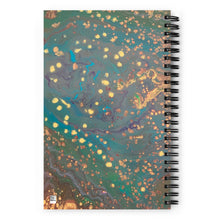 Load image into Gallery viewer, Fireworks Spiral notebook