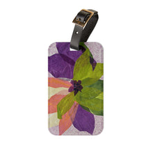 Load image into Gallery viewer, Big Purple Flower Luggage Tag
