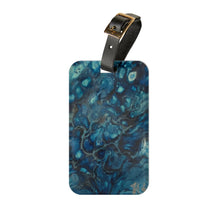 Load image into Gallery viewer, Blue Bubbles Luggage Tag
