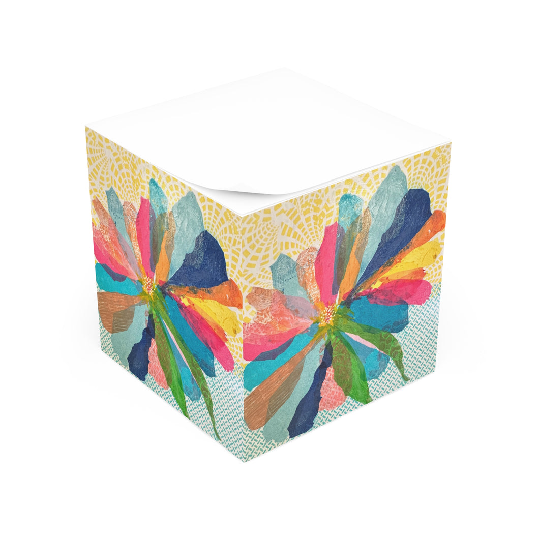 Mom's Flower Note Cube