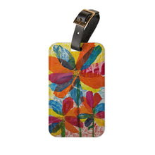 Load image into Gallery viewer, Painted Petals Luggage Tag
