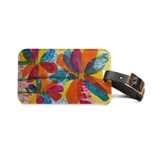 Load image into Gallery viewer, Painted Petals Luggage Tag
