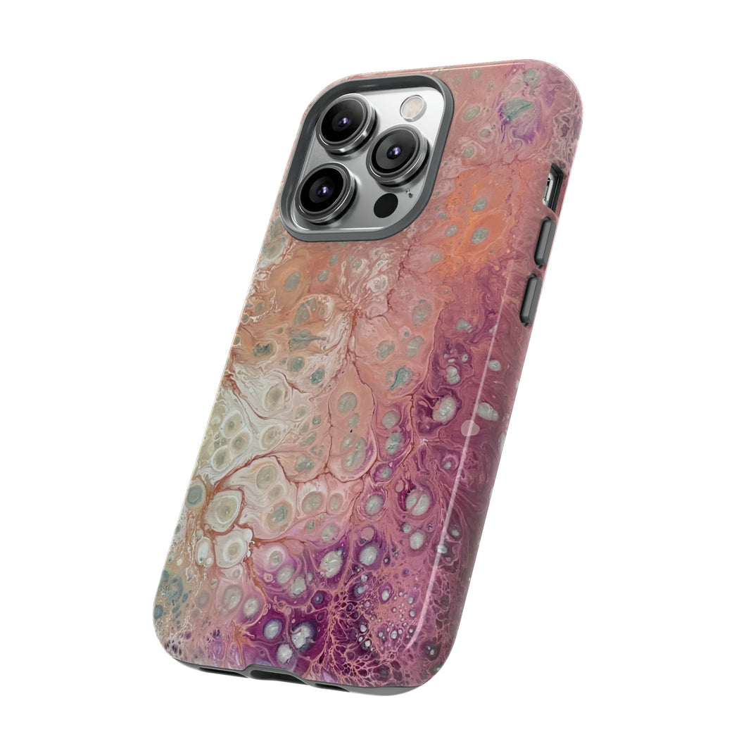 Peach and Purple Jellies 2 Tough iPhone Case (Includes a few older models)