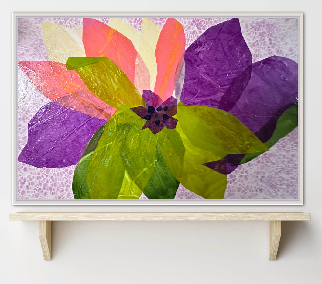 Big Purple Flower (24 x 36 x 1.5)