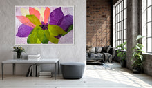 Load image into Gallery viewer, Big Purple Flower (24 x 36 x 1.5)
