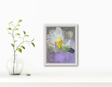 Load image into Gallery viewer, Flowers in Purple Vase (11 x 14 x 1.5)
