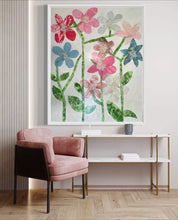 Load image into Gallery viewer, Joyful Blossoms (48 x 60 x1.5) Commission
