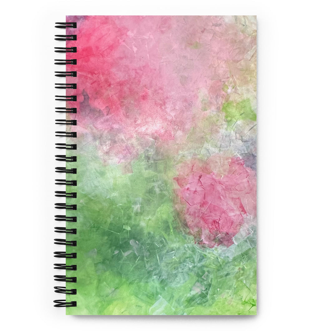 Blooming Hydrangea Spiral notebook