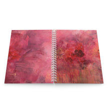 Load image into Gallery viewer, Many Pink Flowers Spiral Notebook (Lined Pages)
