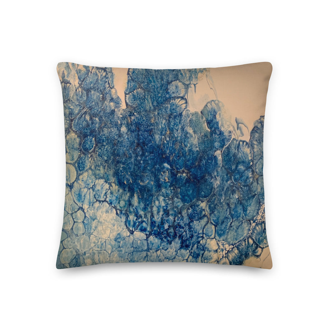 Blue Pearls Premium Pillow