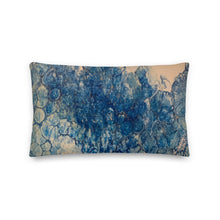 Load image into Gallery viewer, Blue Pearls Premium Pillow
