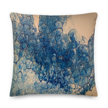 Load image into Gallery viewer, Blue Pearls Premium Pillow
