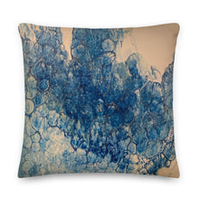 Load image into Gallery viewer, Blue Pearls Premium Pillow
