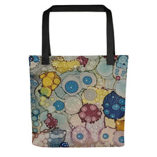 Load image into Gallery viewer, Multicolored Bubbles Tote Bag (15 x 15)
