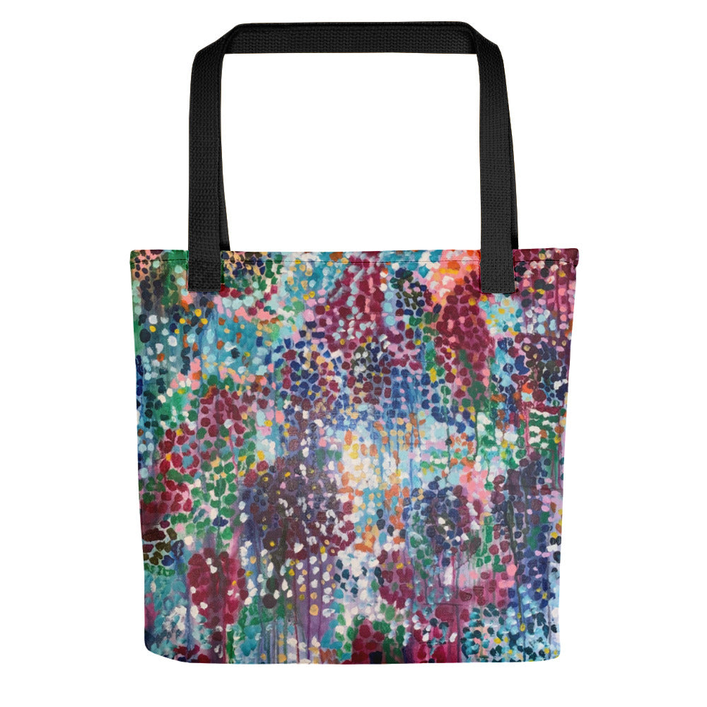 Colorful Meadow Tote Bag (15 x 15)