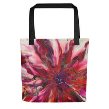 Load image into Gallery viewer, Red, Purple and Pink Bloom Tote bag
