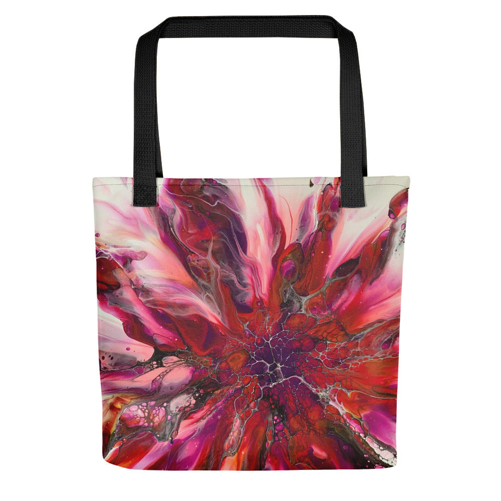 Red, Purple and Pink Bloom Tote bag