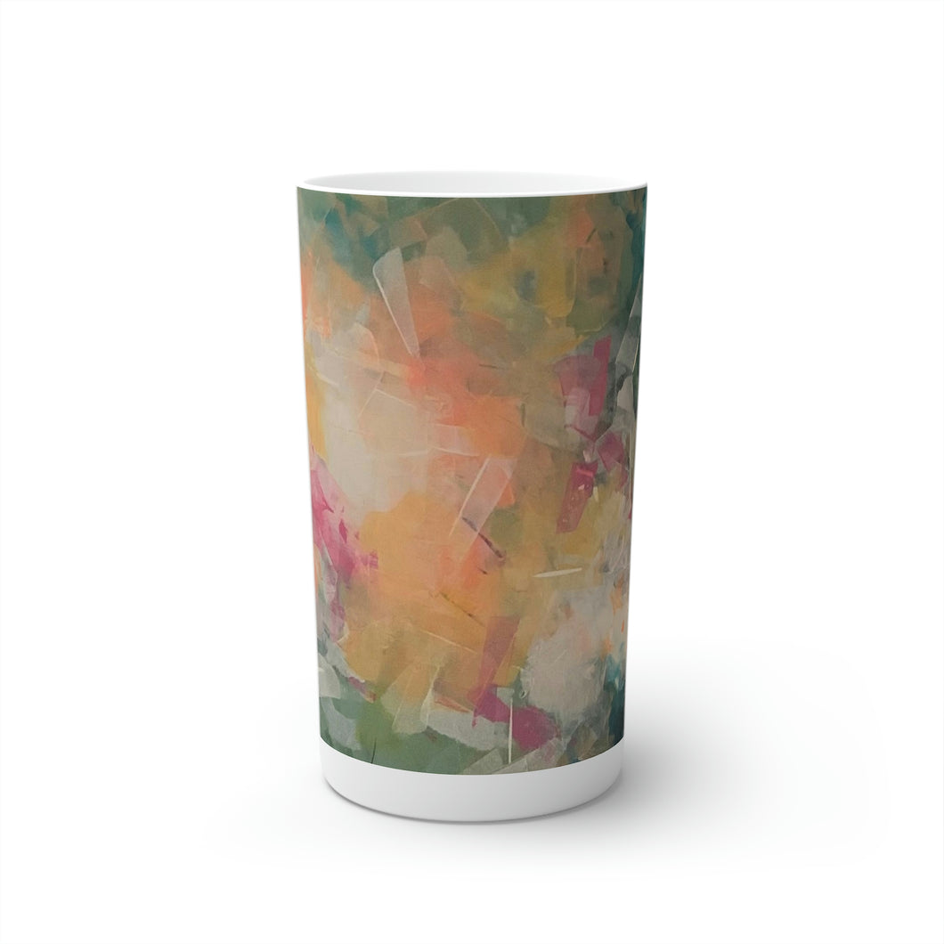 Pastel Measow Conical Coffee Mugs (12oz)