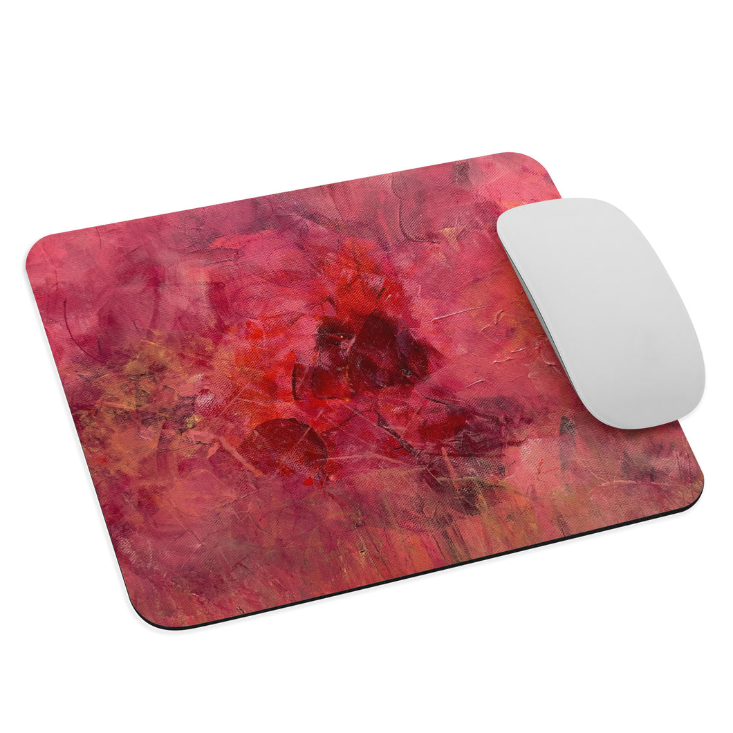 Mouse pad (Many Pink Flowers)