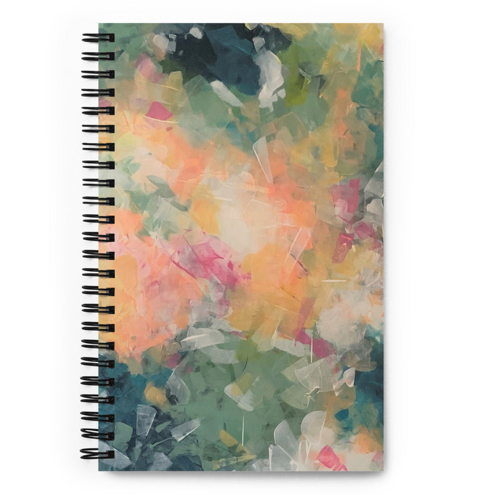 Pastel Meadow Spiral notebook